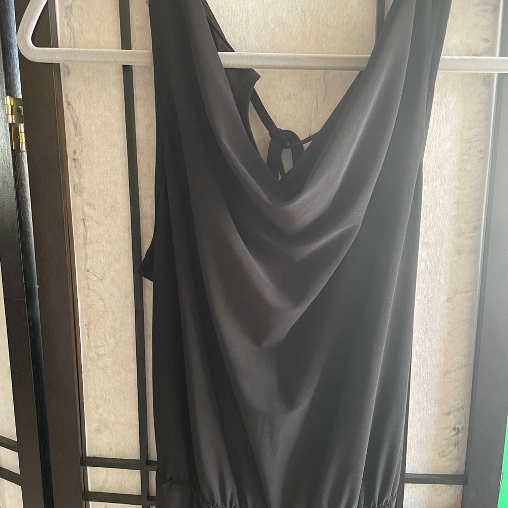 Elegant Black Sleeveless Jumpsuit